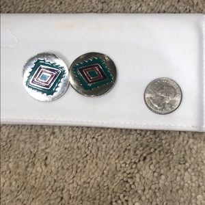 - 3/$10 Tribal symbol clip on earrings